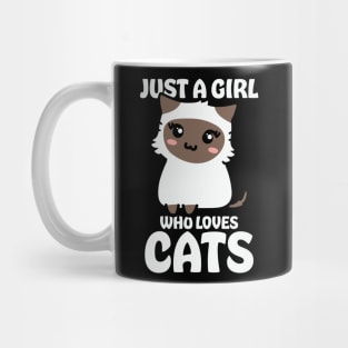 Just A Girl Who Loves Cats Mug